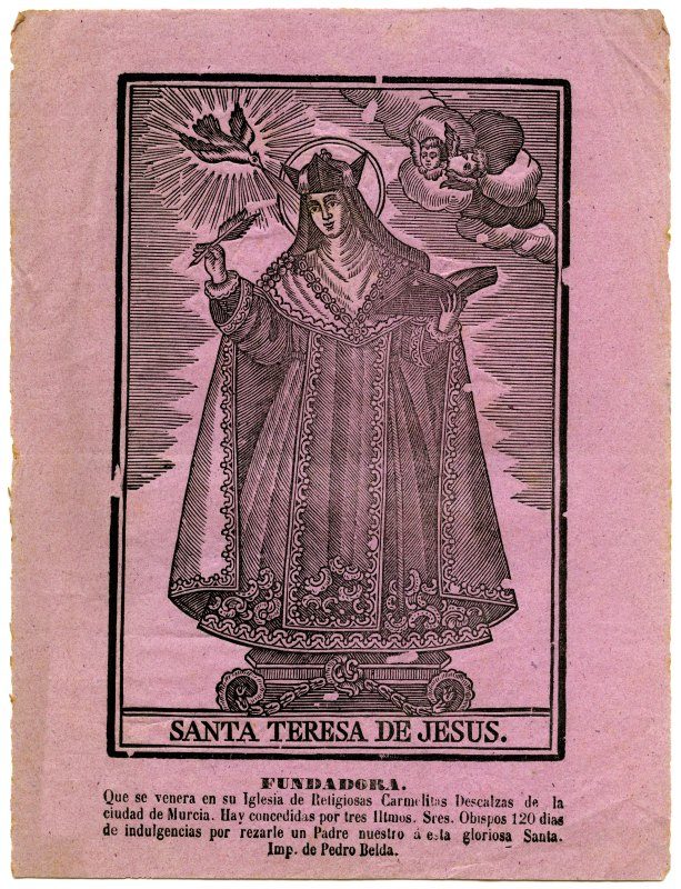 Imágenes y documentos en el Centenario de Santa Teresa de Jesús
