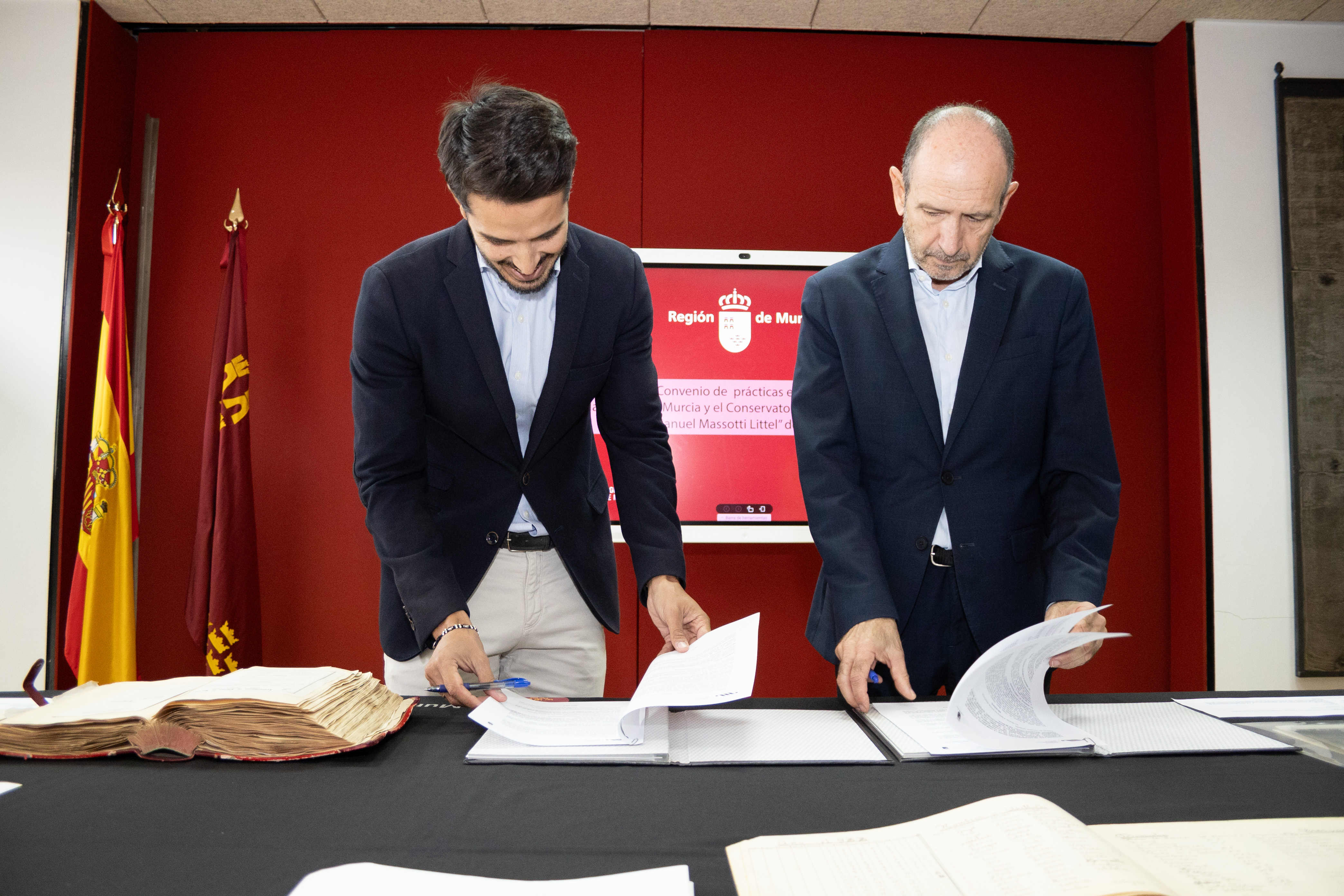 Cultura y el Conservatorio Superior de Msica de Murcia renuevan su colaboracin para catalogar y conservar el patrimonio musical